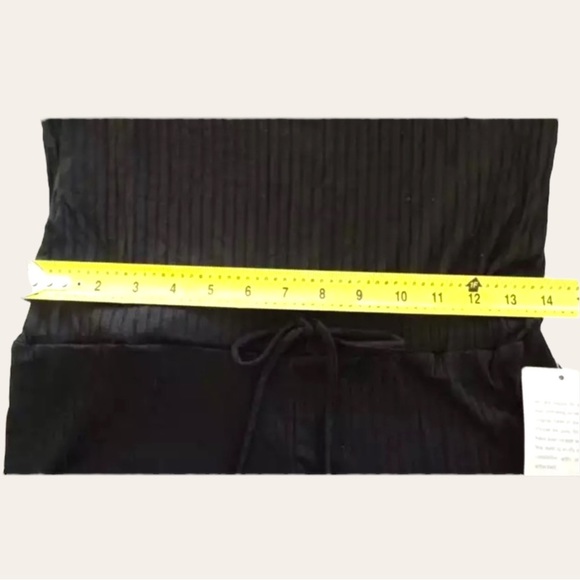 The Vanity Room Skinny Ribbed Jumpsuit Small Mock Neck Sleeveless Skinny Leg NWT - Picture 7 of 13